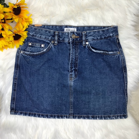 Zara Dresses & Skirts - Zara Trafaluc Denim Jean Mini Skirt